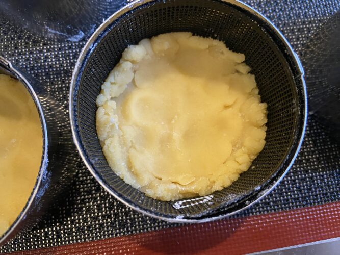 crostatine veloci sbriciolate alla crema