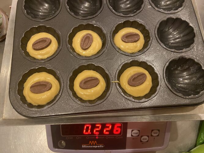 mini cake conchiglia cuore perla