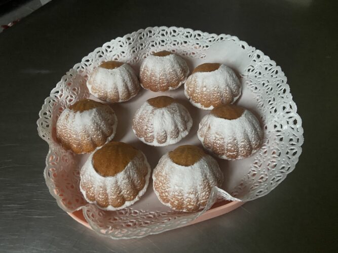 mini cake conchiglie cuore