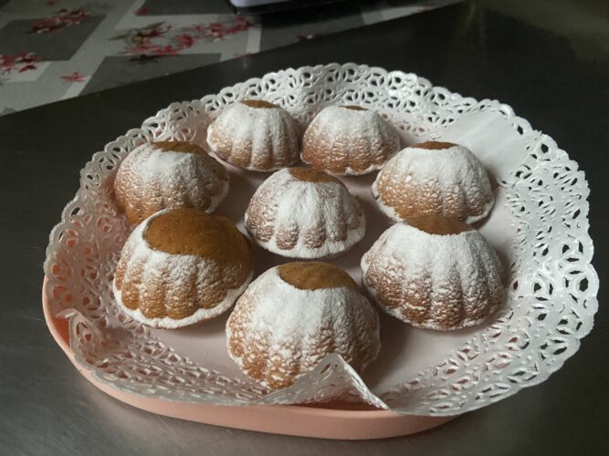 mini cake conchiglie cuore