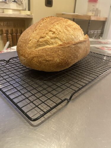 pane semplice lievito madre cotto pentola