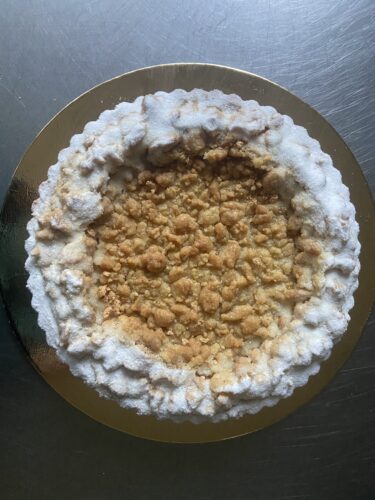 tart mele crema crumble