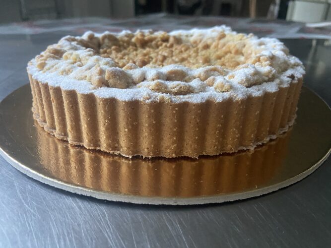 tart mele crema crumble