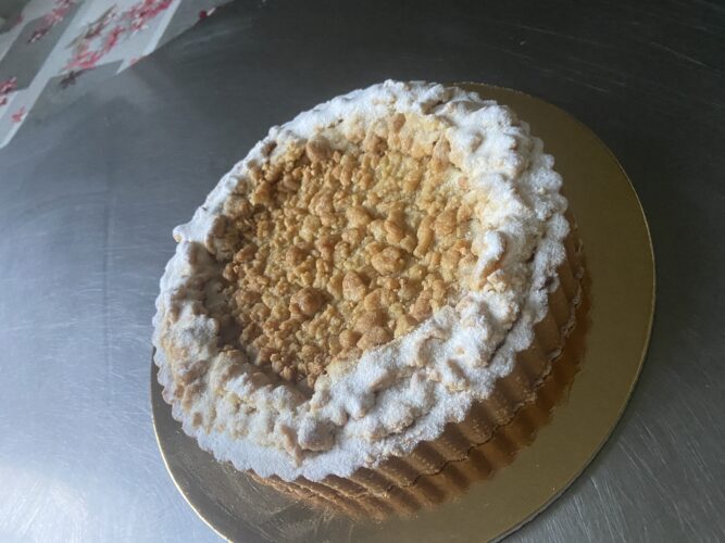 tart mele crema crumble