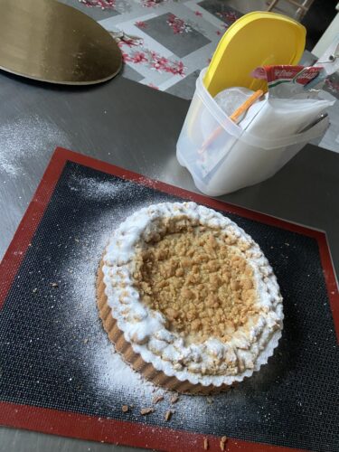 tart mele crema crumble