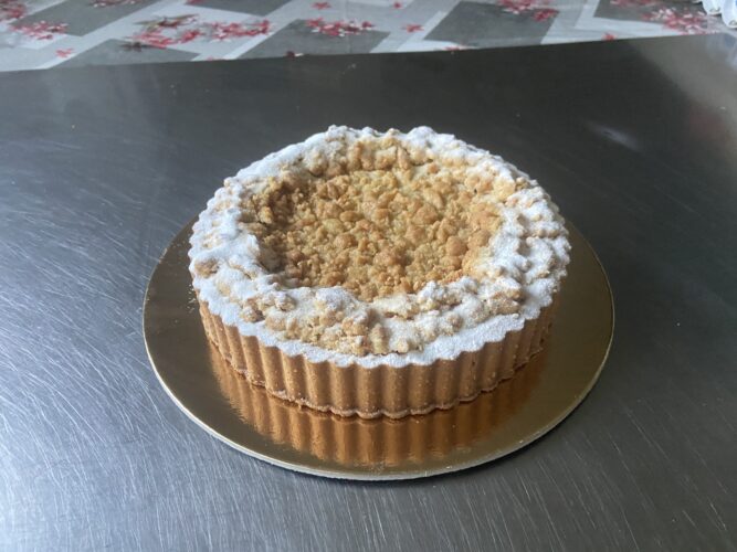 tart mele crema crumble