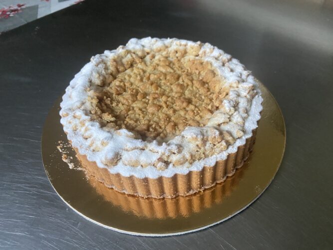 tart mele crema crumble