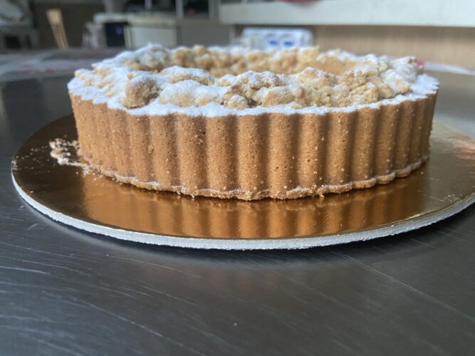tart mele crema crumble