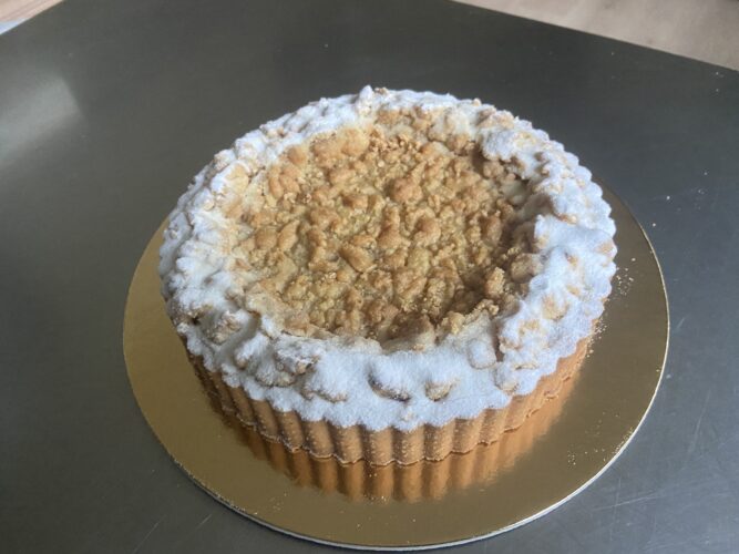 tart mele crema crumble