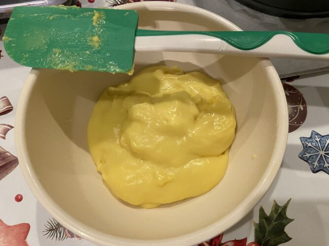 torta mele crema vaniglia