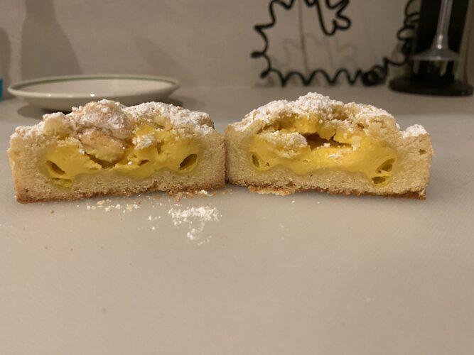 crostatine sbriciolate crema