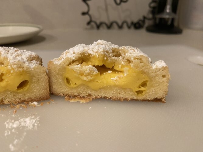 crostatine sbriciolate crema