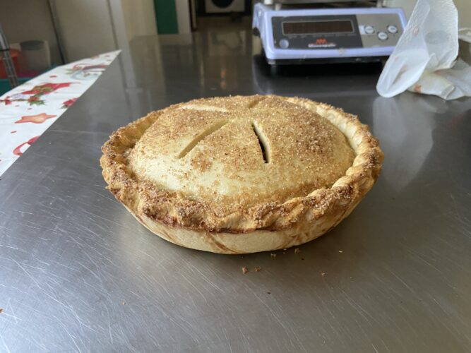 apple pie mele mirtilli