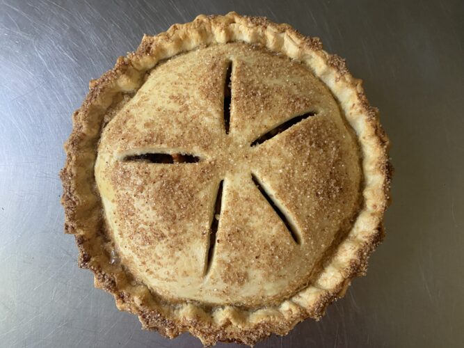 apple pie mele mirtilli