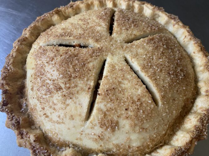 apple pie mele mirtilli