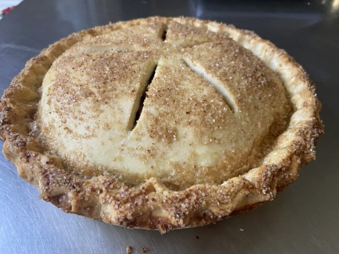 apple pie mele mirtilli