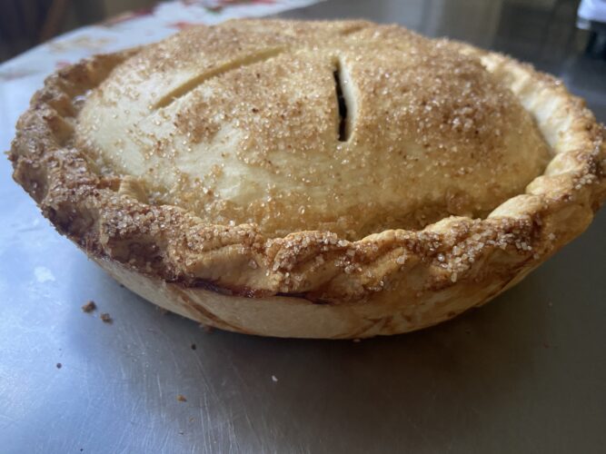 apple pie mele mirtilli