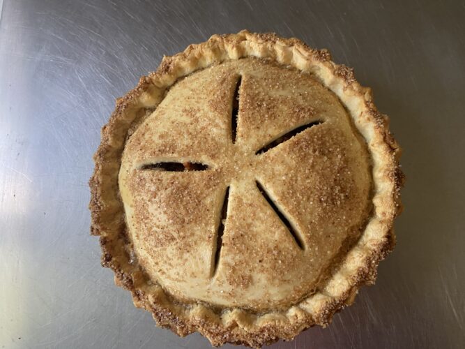 apple pie mele mirtilli