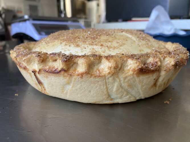 apple pie mele mirtilli