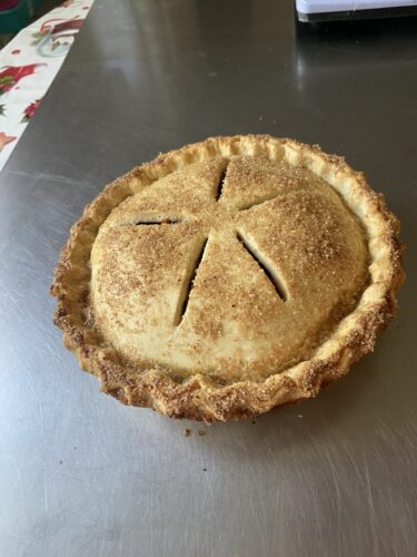 apple pie mele mirtilli