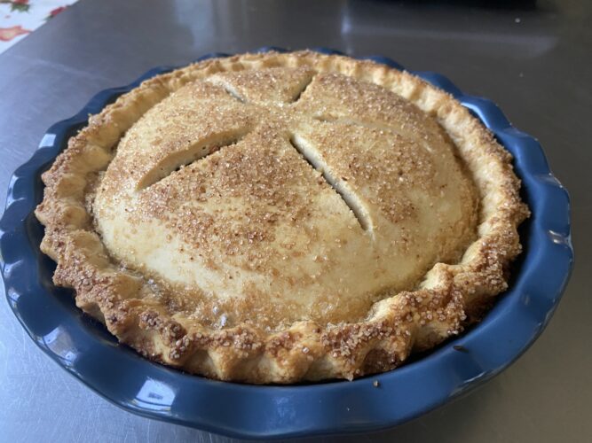 apple pie mele mirtilli