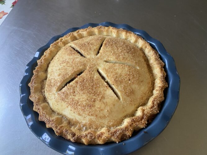 apple pie mele mirtilli