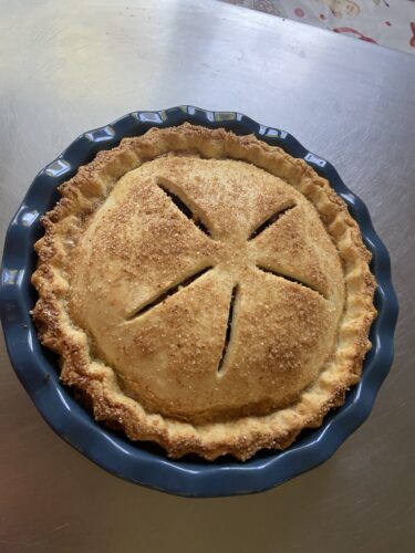 apple pie mele mirtilli