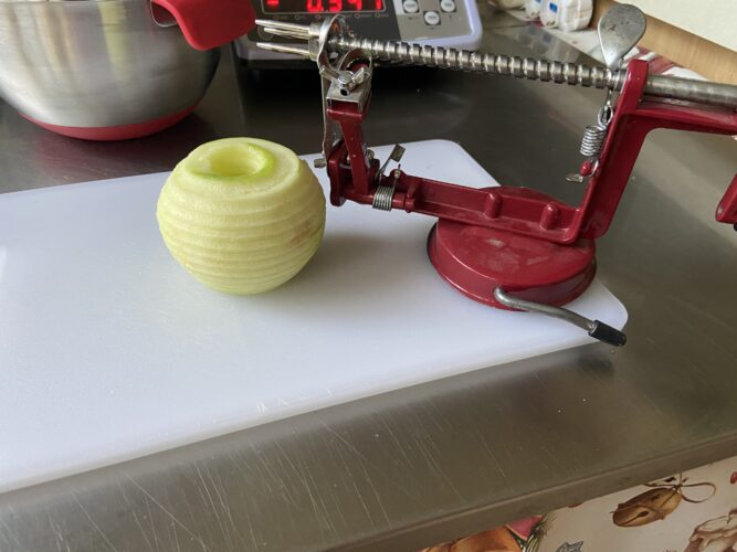 apple pie mele mirtilli