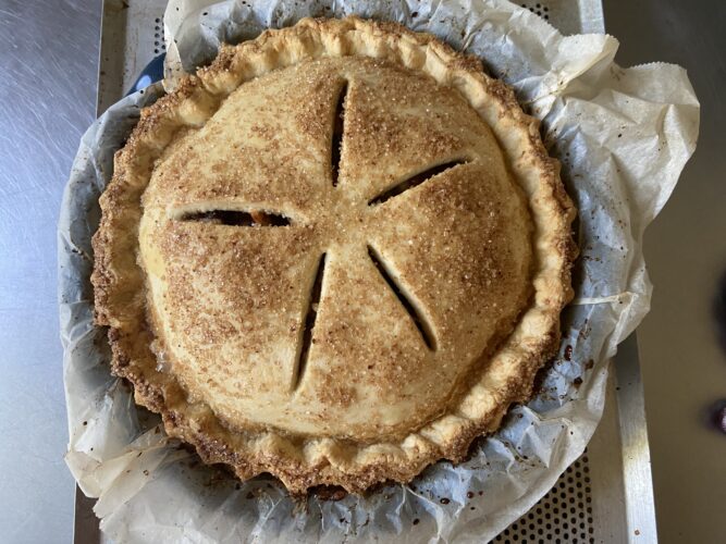 apple pie mele mirtilli