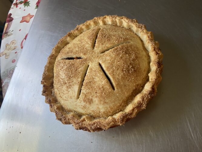 apple pie mele mirtilli