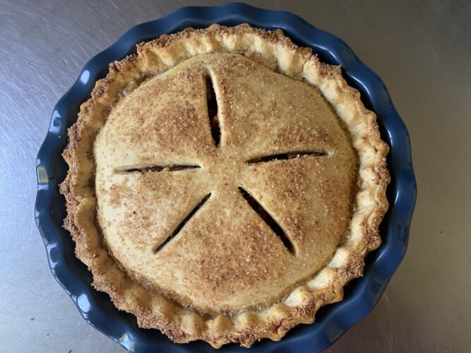 apple pie mele mirtilli