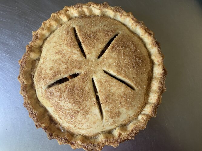 apple pie mele mirtilli