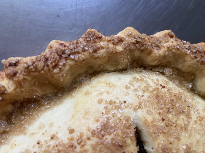 apple pie mele mirtilli