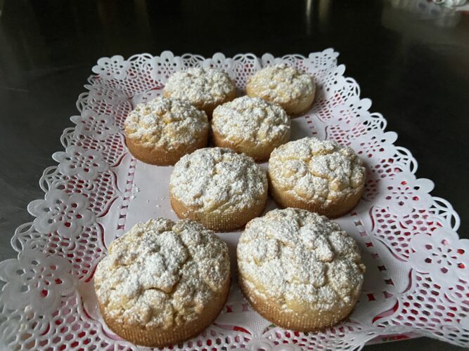 crostatine sbriciolate veloci alla crema