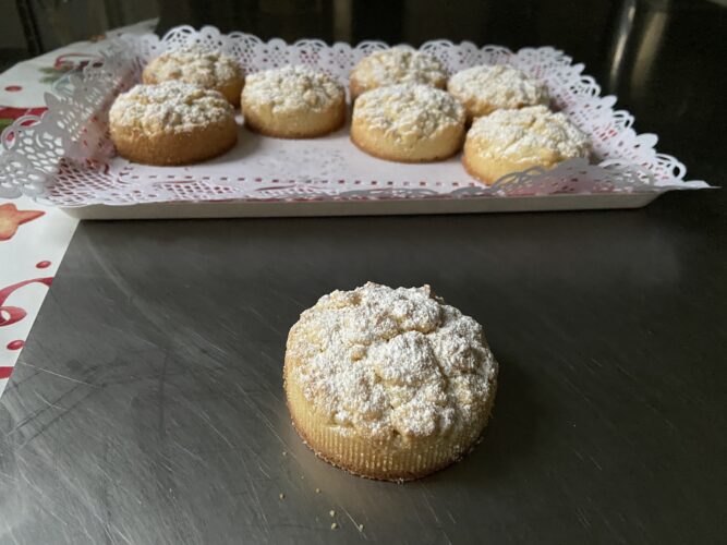 crostatine sbriciolate veloci alla crema (