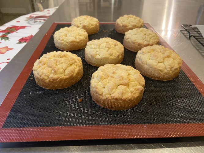 crostatine sbriciolate veloci alla crema