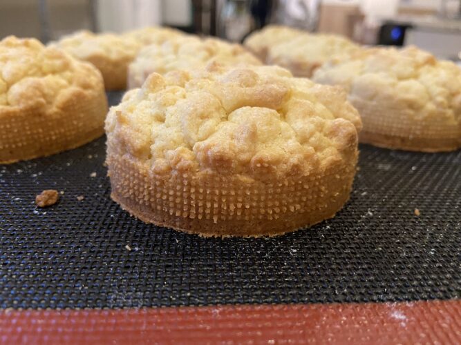 crostatine sbriciolate veloci alla crema