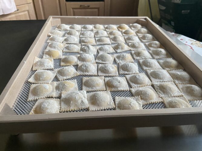 ravioli zucchine mascarpone zafferano