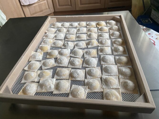 ravioli zucchine mascarpone zafferano