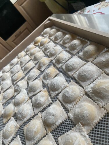 ravioli zucchine mascarpone zafferano