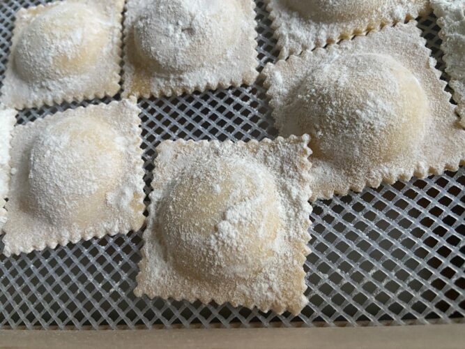 ravioli zucchine mascarpone zafferano