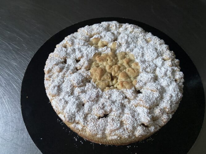 torta crumble di mele