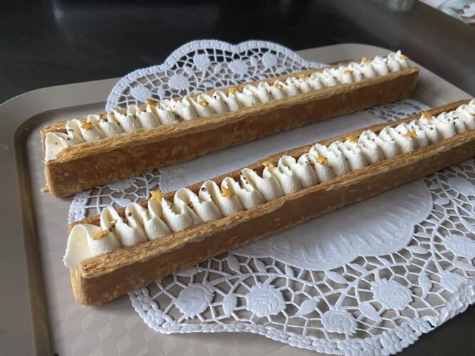 barchette dolci di sfoglia