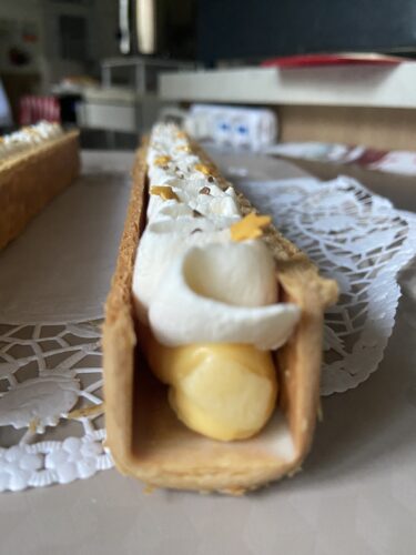 barchette dolci di sfoglia