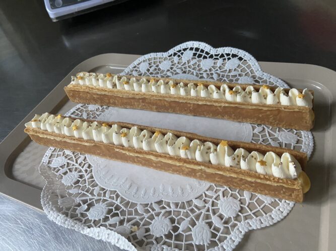 barchette dolci di sfoglia