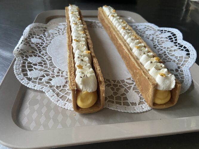 barchette dolci di sfoglia
