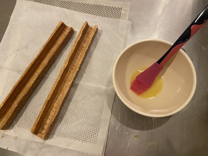 barchette dolci di sfoglia