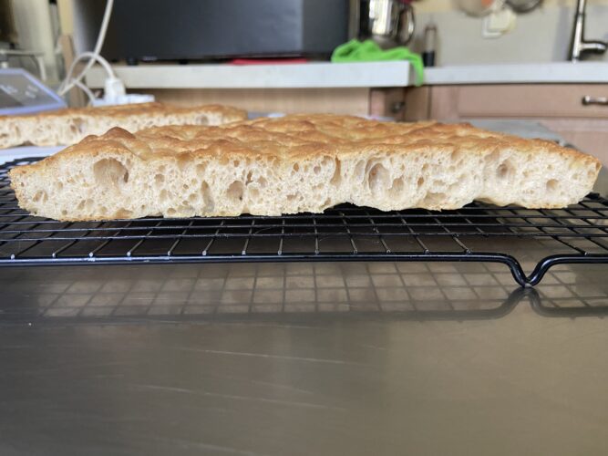focaccia cereali 80 idratazione