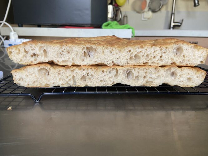 focaccia cereali 80 idratazione