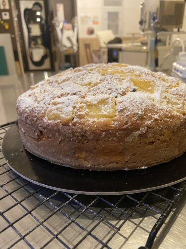 torta ananas gocce cioccolato soffice